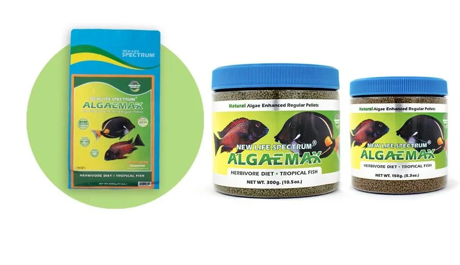 NLS ALGAEMAX Regular pellets (1mm-1,5mm) 150 gramas — imagem oficial do fabricante