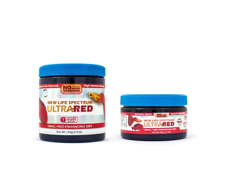 NLS ULTRA RED Small pellets (0,5-0,75mm) 60 gramas — imagem oficial do fabricante
