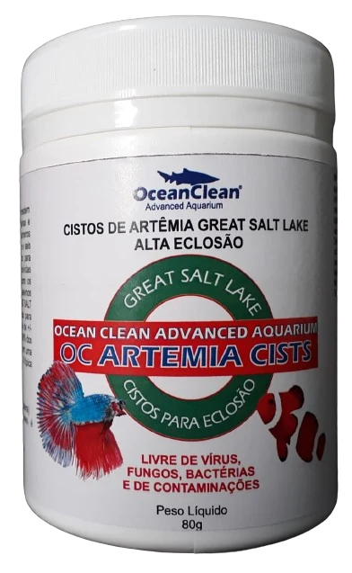 OC ARTEMIA CISTS 80g — imagem oficial do fabricante